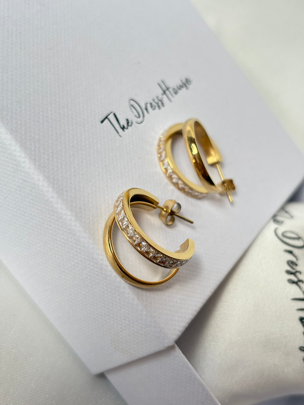 Aria - Gold Hoop Earring