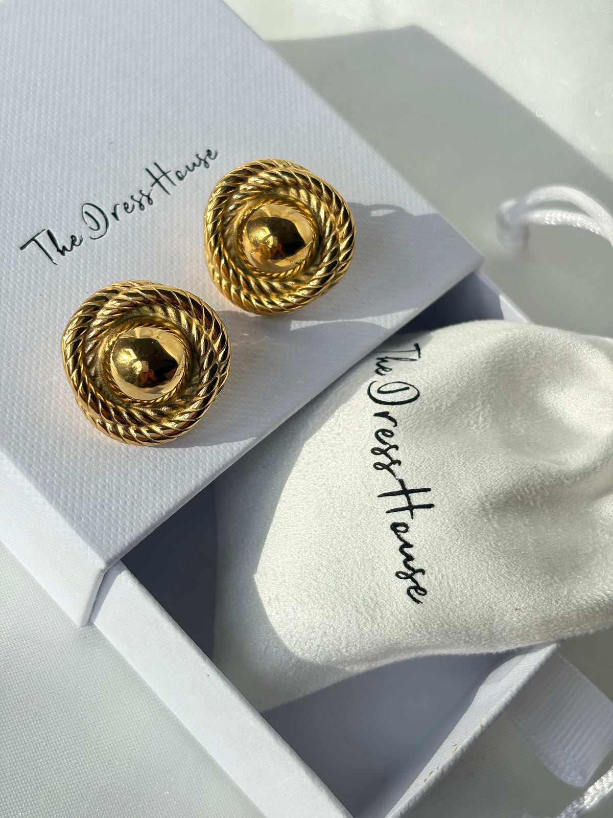 Zara - Gold Statement Earring