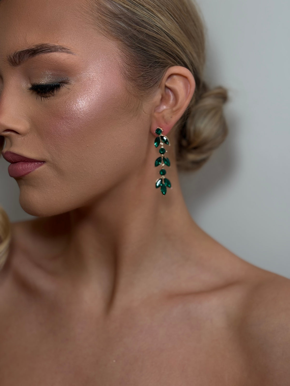 Taylor - Green Gold Earring