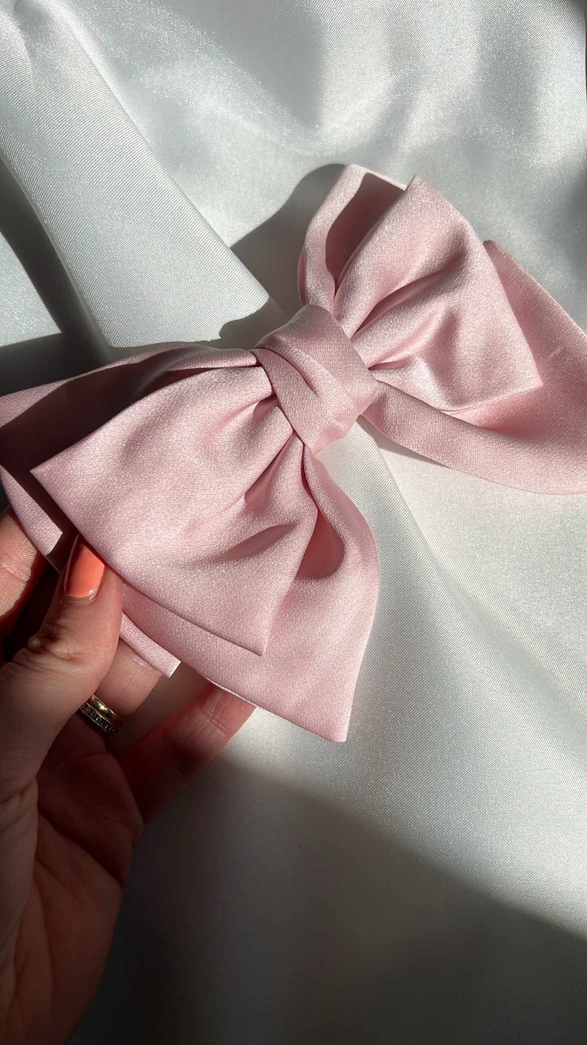 Donna baby pink bow 