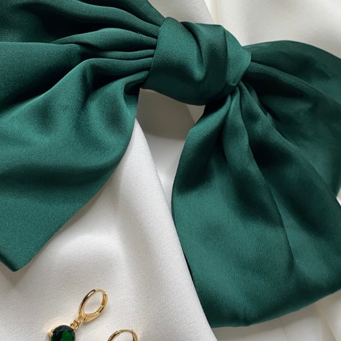 Pippa bow green 