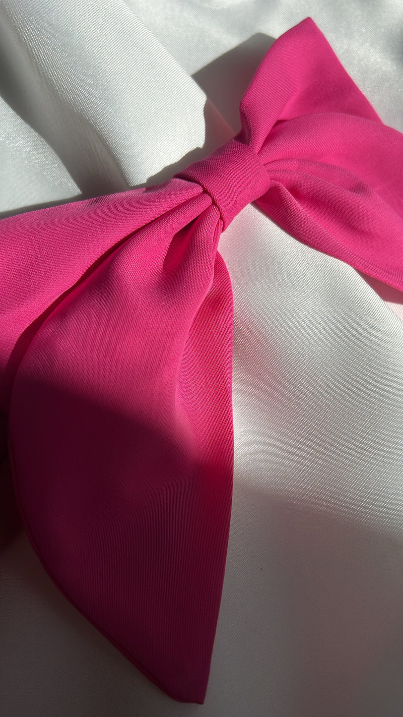 Dixie cerise bow