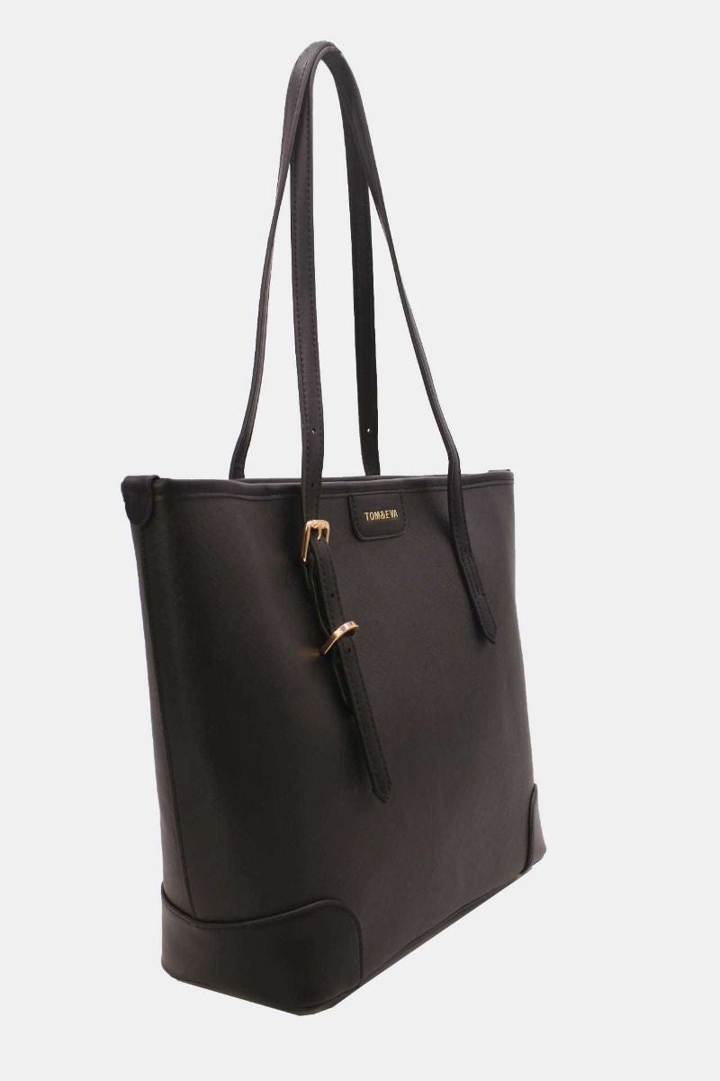 Black and gold shoulder bag best sale