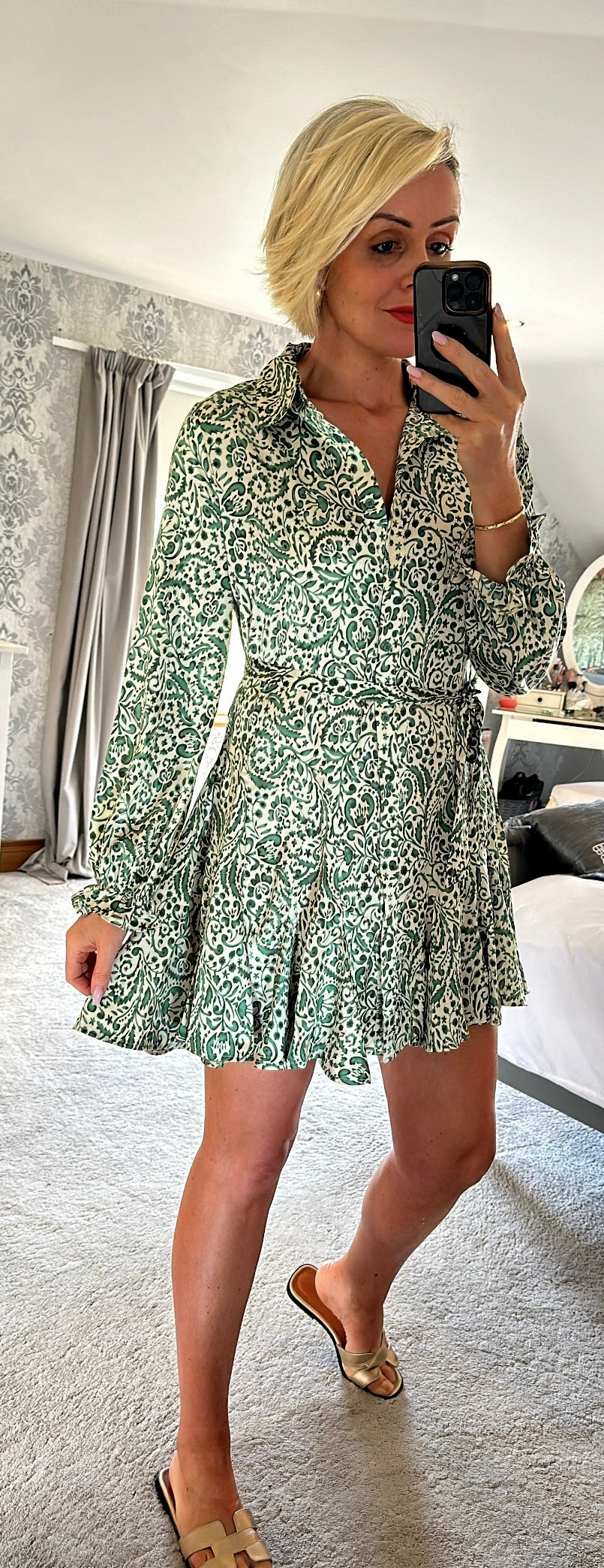 Isabelle green dress 