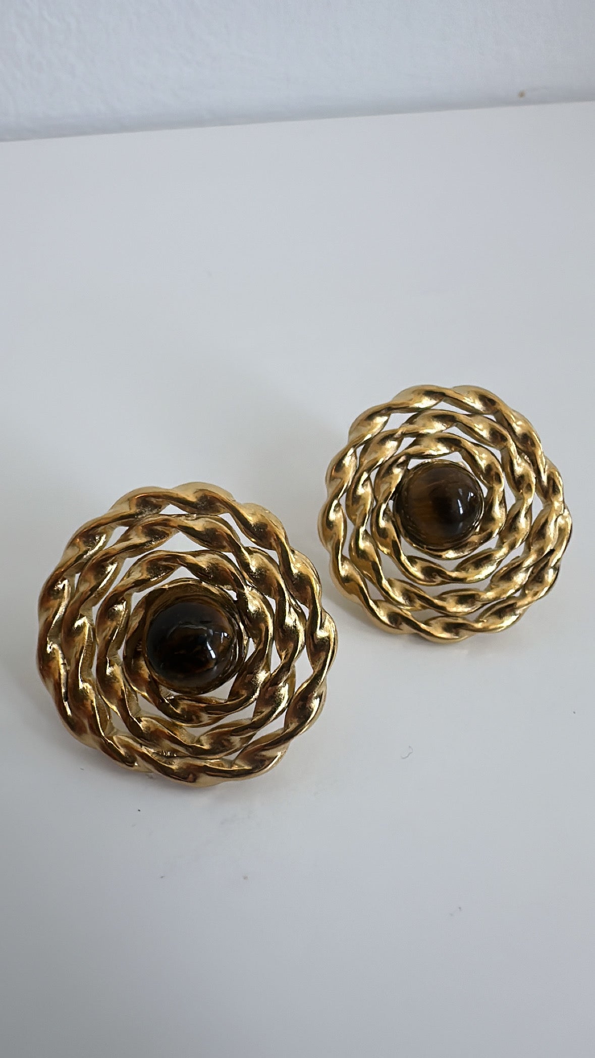 Carla - Tortoise Gold Earring