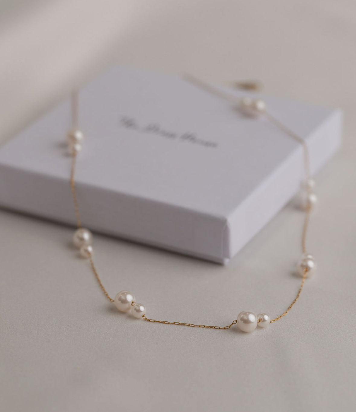 Daisy - Pearl Gold Necklace