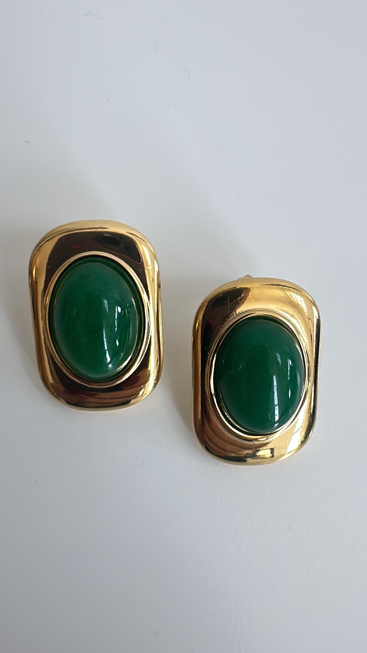 Cina - Green Gold Earring