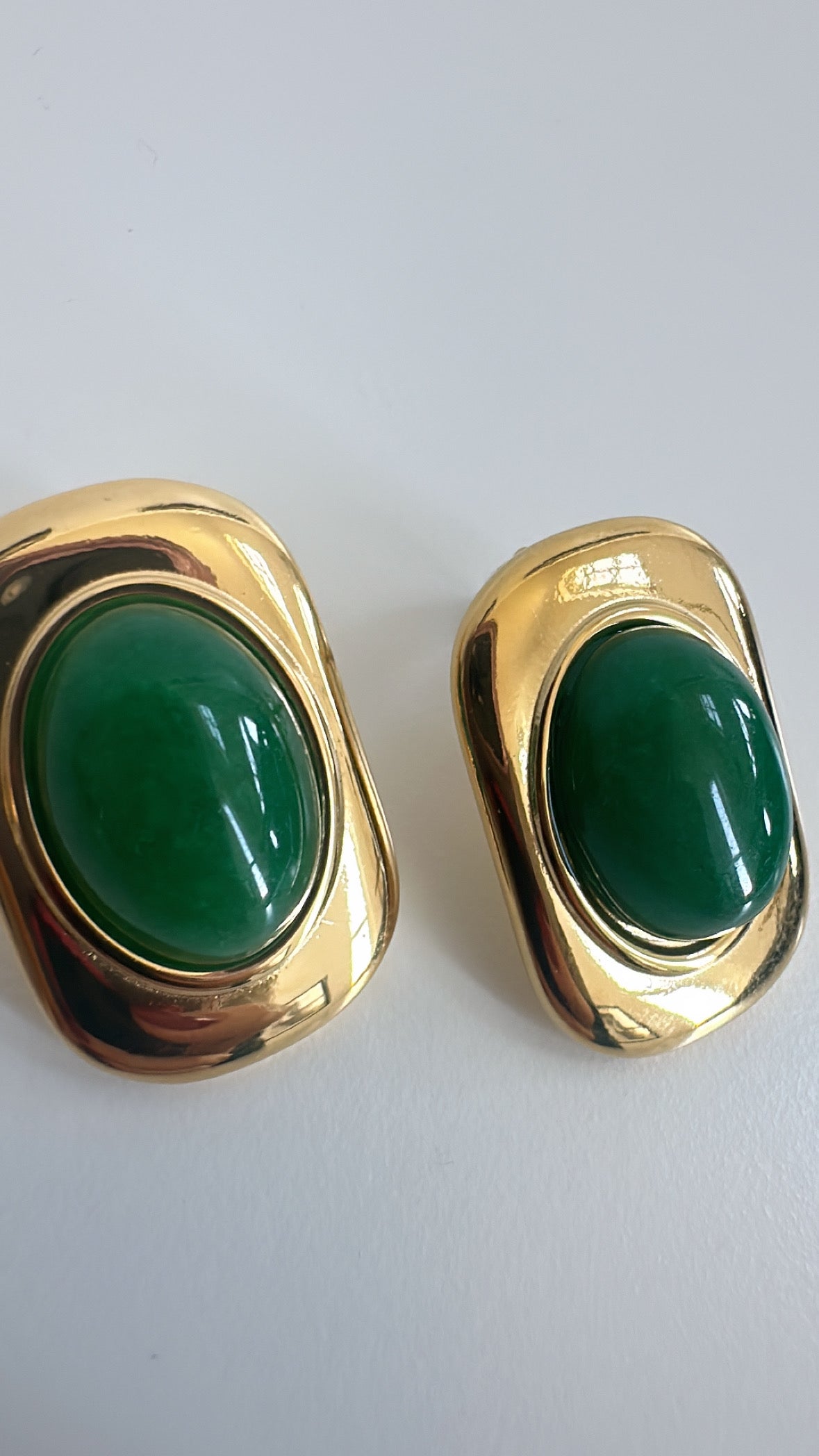 Cina - Green Gold Earring