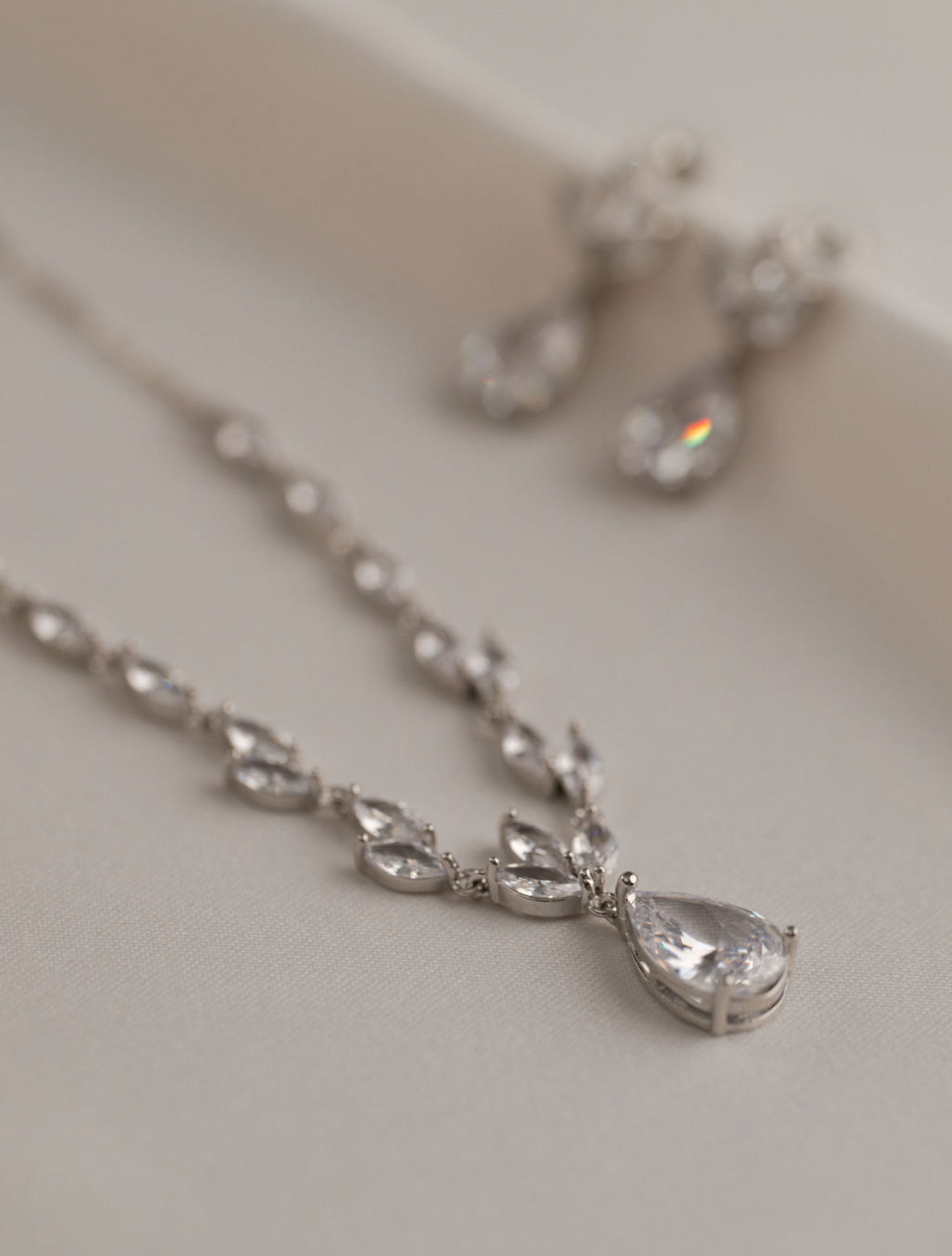 Alexa - Silver Necklace Earring Gift Set