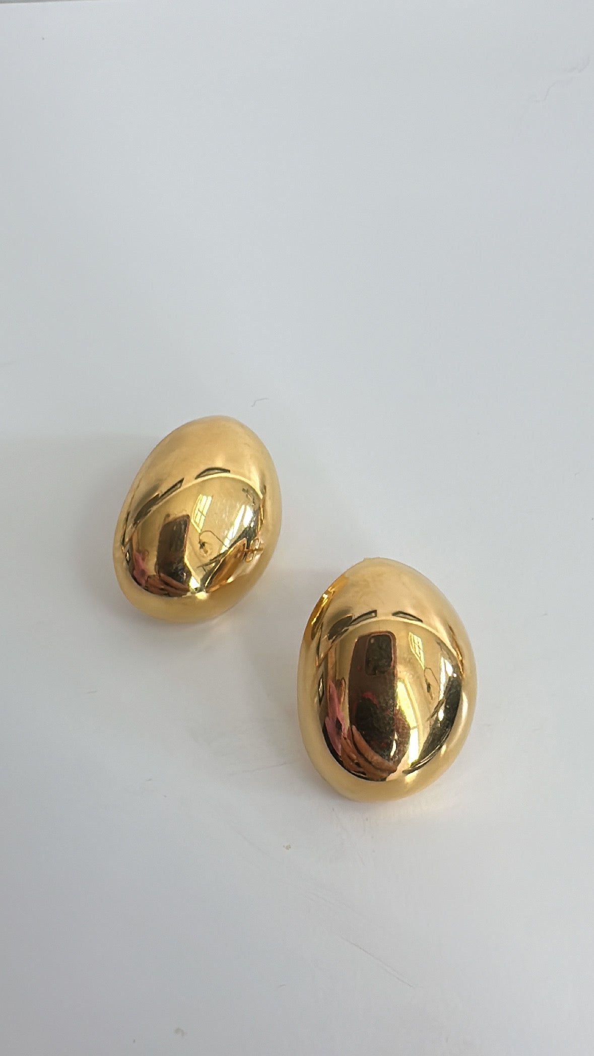 Cleo - Small Gold Dome Earring