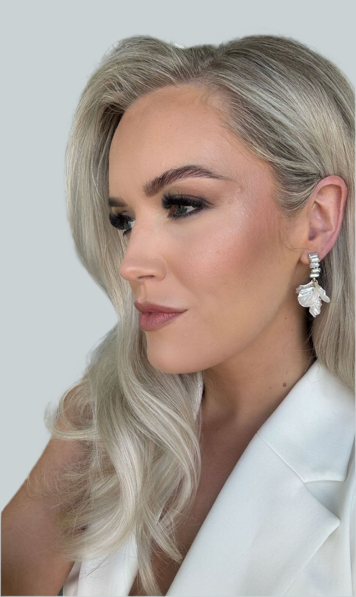 Darcie - Pearl Diamanté Earring