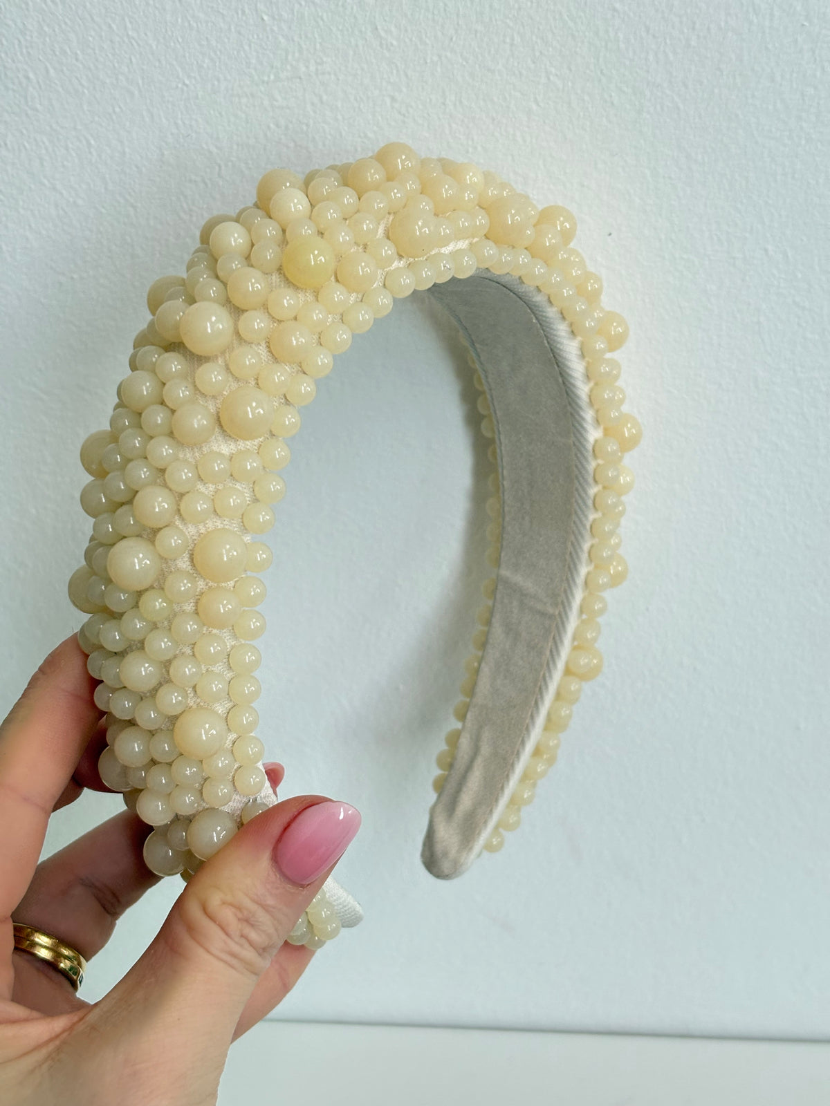 Cream Pearl Hairband