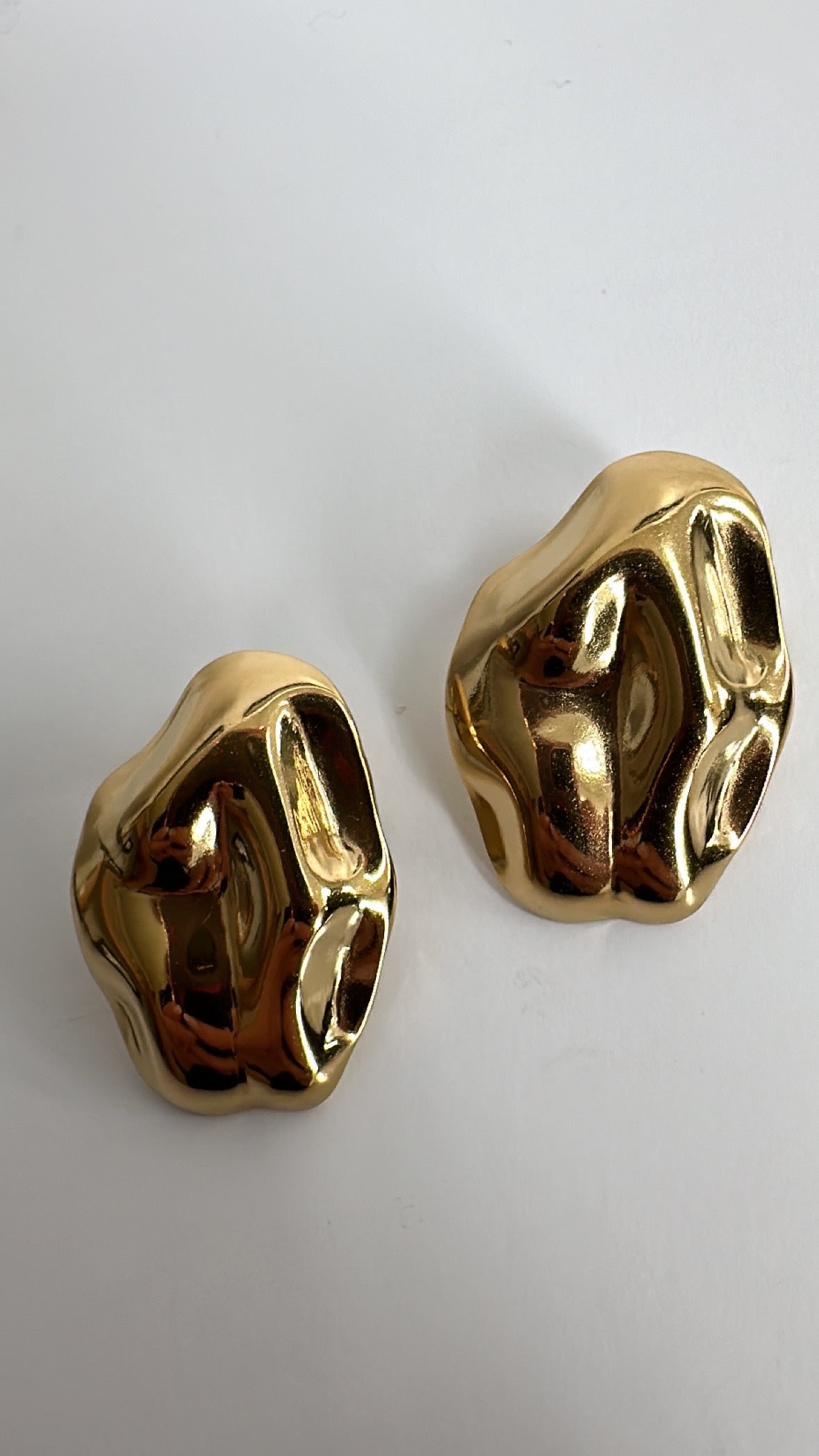 Rachel - Gold Statement Earring