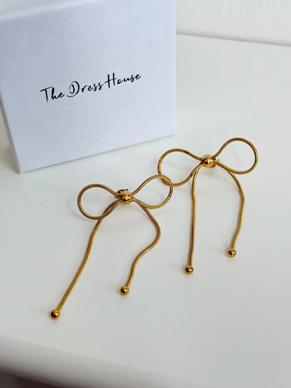 Bailey - Gold Bow Earring