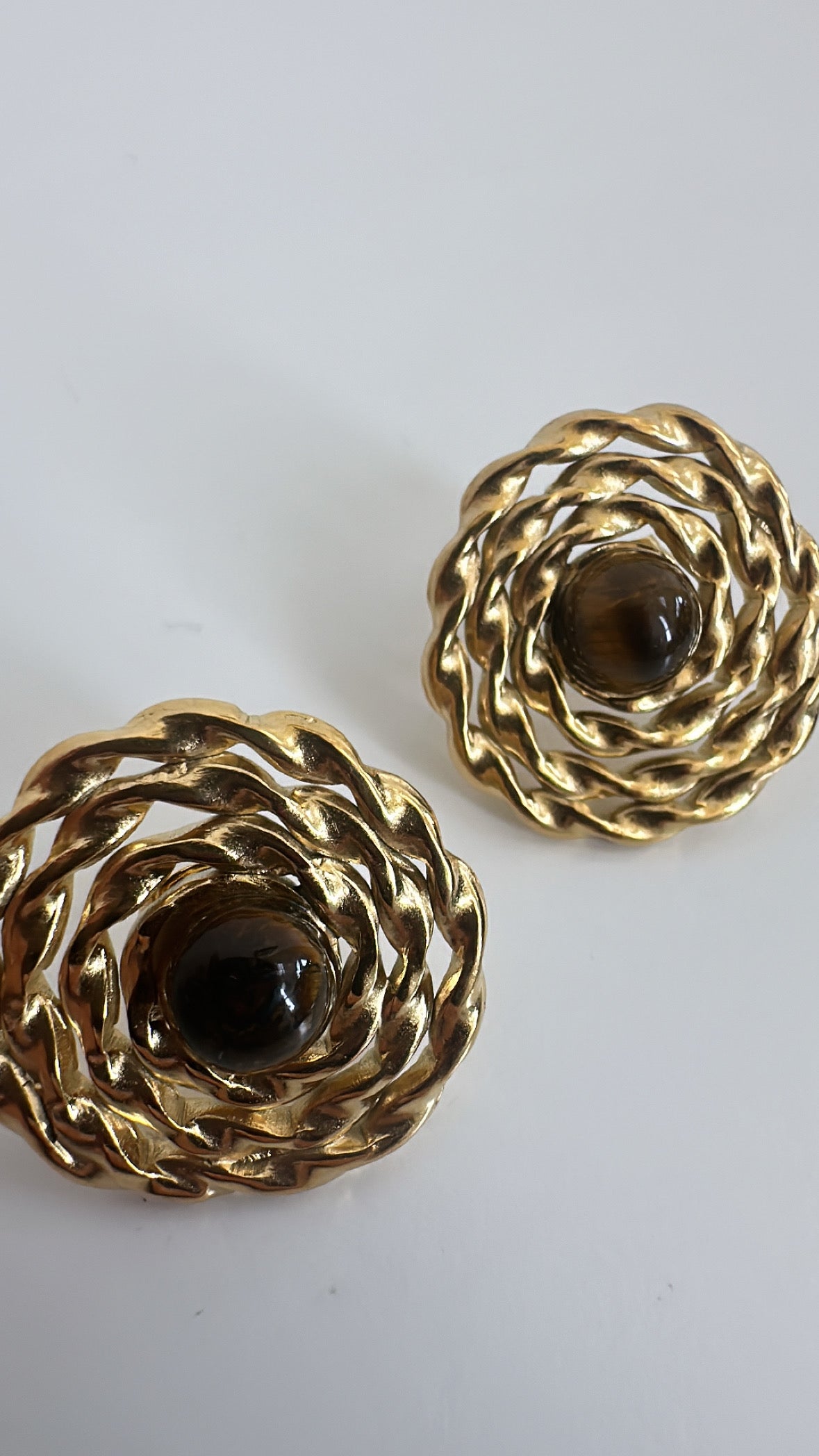 Carla - Tortoise Gold Earring