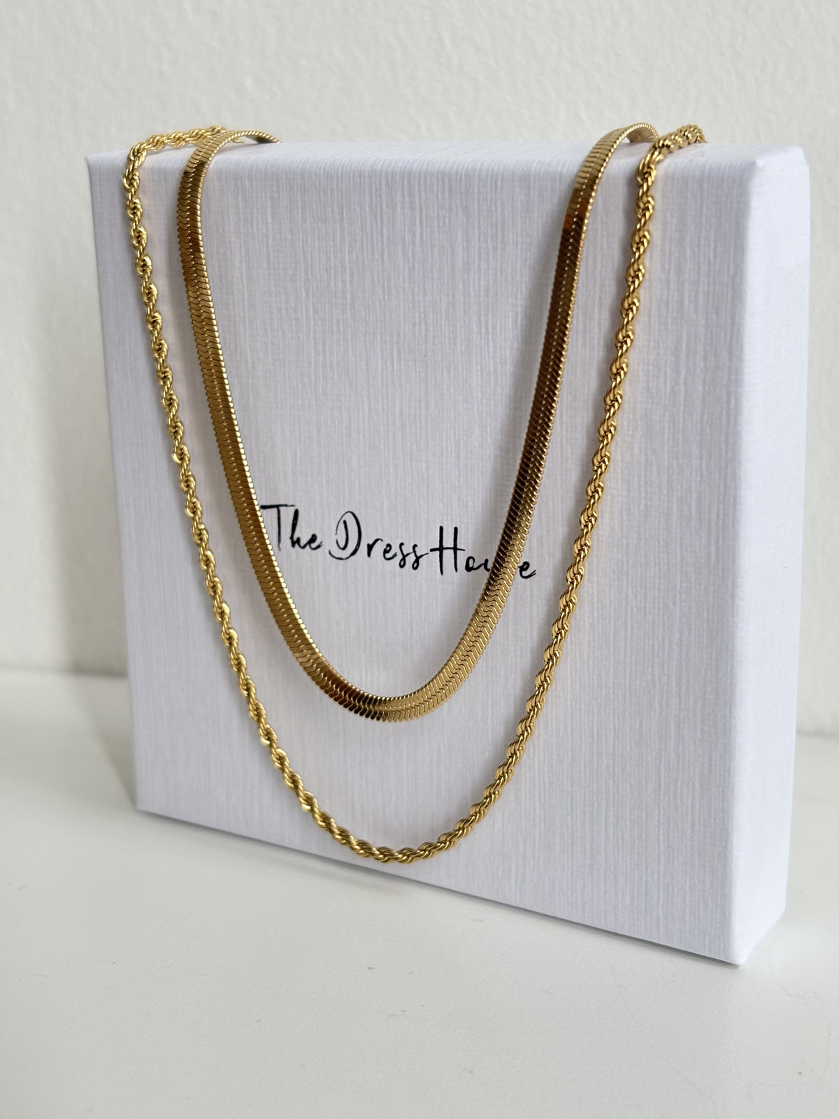 Amelia - Double Gold Necklace