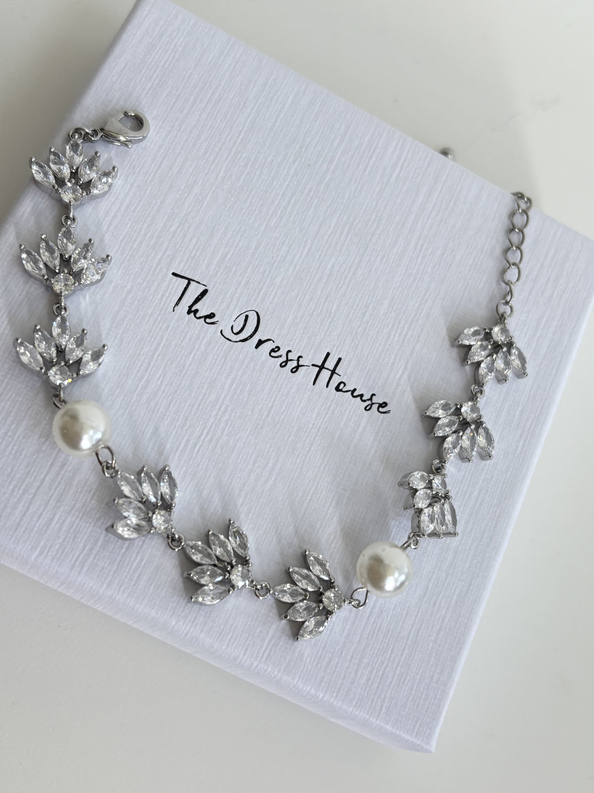 Maisy - Silver Pearl Bracelet