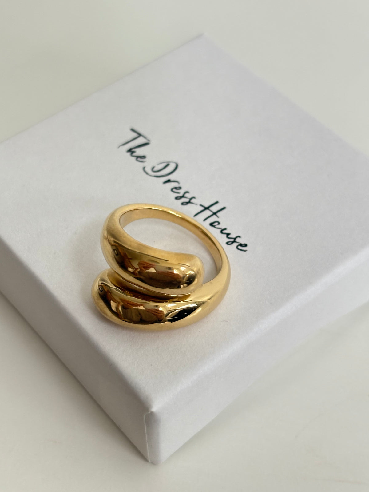 Jasmine - Gold Adjustable Ring